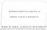 Bandoneon Nivel II - Area Ciclo Basico - EMPA