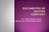 Documentos de Gestión  ESRPCDNT