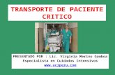 actulizacion transporte paciente crítico