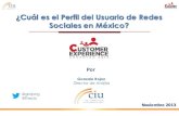 ¿Cuál es el perfil del usuario de redes sociales en México?