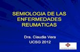Semiología Reumatológica - Historia Clinica