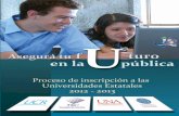 Folleto Inscripcion Universidades Publicas 2012-2013