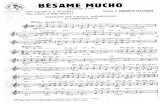 Besame Mucho - C. Velazquez - Spartito
