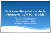 Enfoque diagnóstico de la Monoartritis y Poliartritis