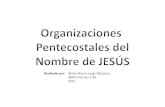 Organizaciones Pentecostales del Nombre de Jesús