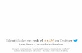 Identidades en Red: El 15M en Twitter