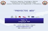 Proyectos Web   3 Introduccion Php