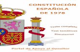 Constitución Española de 1978 - Texto completo, test, simulacros