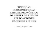 Tecnicas Econometricas - Series de Tiempo