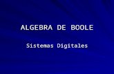 5. Algebra de Boole