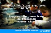 Hacia políticas efectivas de ECD - Congreso iberoamericano educación 2010