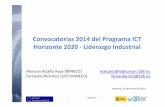 20140130_Infoday regional H2020_ICT_Mariano Alcañiz y Fernando Rico