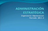 Materia Administración Estratégica-Ingeniería Empresarial