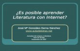 ¿Es posible aprender literatura con Internet?