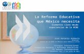 La reforma educativa que México necesita - Zacatecas