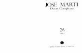 Jose Marti Obras Vol26