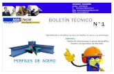 ACEROS BOLETIN TECNICO N°1