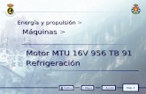 MOTOR MTU 16 V 956 TB 91_07 REFRIGERACION