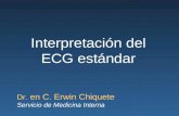 Erwin Chiquete. Interpretación del EKG
