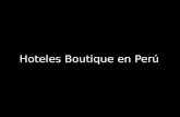 CD Hotel Boutique PPT Taller 3