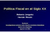 Politica Fiscal SigloXX