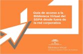 Guía acceso desde casa a la BV-SSPA (usuarios no SAS)