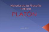 PLATÓN Historia de la Filosofía Política
