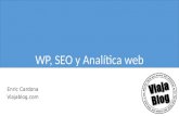 Wordpress, SEO y analítica web - Enric Cardona