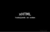 xHTML 1.0  Basics