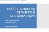 Diseño y uso docente de materiales multimedia (2ª parte)