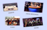 Expo panel, mesa redonda, debate y foro