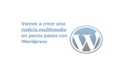 Tutorial de herramientas básicas de Wordpress.com - Parte I