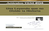 Conferencista Motivacional | Una Leyenda que no Olvide la Historia | Por Carlos de la Rosa Vidal