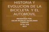 Historia y-evolucion-de-la-bicicleta-y-el Automovil