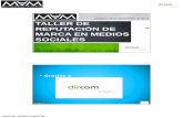 Taller Social Media Training Dircom Aragón: "Gestión de la reputación en medios sociales"