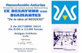 renovación Asturias presenta IX Desayuno con Diamantes. Networking. 3 Octubre 2014