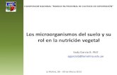 Los Microorganismos de suelo y su rol en la Nutricion Vegetal
