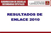 RESULTADOS ENLACE 2010