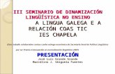 A lingua galega e a relación coas TIC