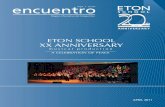 Revista Encuentro - Órgano Informativo del Colegio Eton - Abril 2011