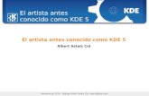 El artista antes conocido como KDE 5 - Akademy-es 2014