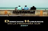 Derechos Humanos en la frontera sur 2007