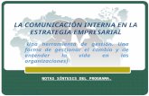 La Comunicación Interna en la Estrategia Empresarial