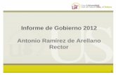 Informe de Gobierno del rector 2011-2012