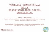 2013-06-26 ANTONIO ARGANDOÑA: "LAS VENTAJAS COMPETITIVAS DE LA RSC"