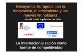 La internacionalización como fuente de competitividad