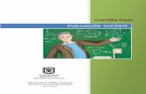 Cartilla oficial guía de evaluación docente   2012 - julio 16