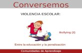 Violencia Escolar: Entre la educación y la penalización