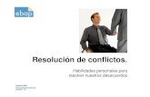 Gestión de conflictos y negociación