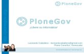 PloneGov - ¡Liberando su plataforma informática!
